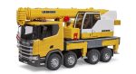 BRUDER CONSTRUCTION 1:16 SCANIA SUPER 560R LIEBHERR CRANE TRUCK WITH LIGHT & SOUND For Discount