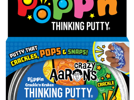 CRAZY AARON S THINKING PUTTY CRACKLE M KRAKEN - POPP N For Discount