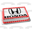 Honda Logo Car Company Black Edible Cake Topper Image ABPID52192 Sale