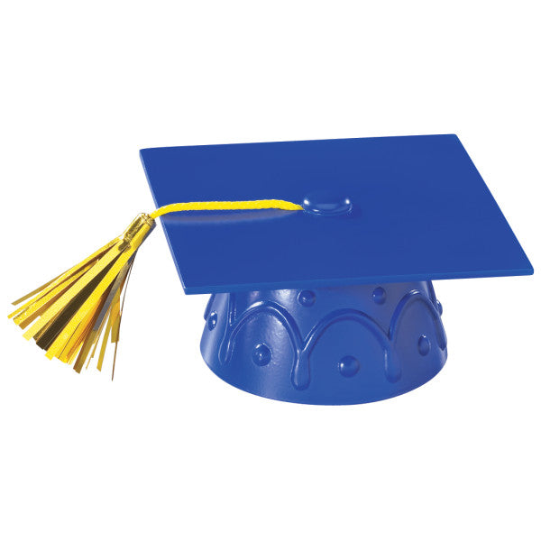 Blue Grad Cap with Tassels Layon For Cheap