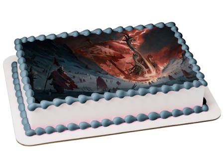 Assassin s Creed Ragnarok Vikings Edible Cake Topper Image ABPID52179 on Sale