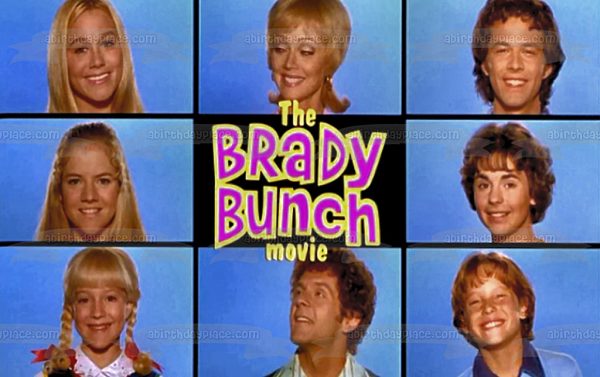 The Brady Bunch Movie Cindy Marcia Jan Carol Mike Peter Bobby Greg Edible Cake Topper Image ABPID52253 Discount