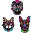 Día de los Muertos Animals Layon For Discount