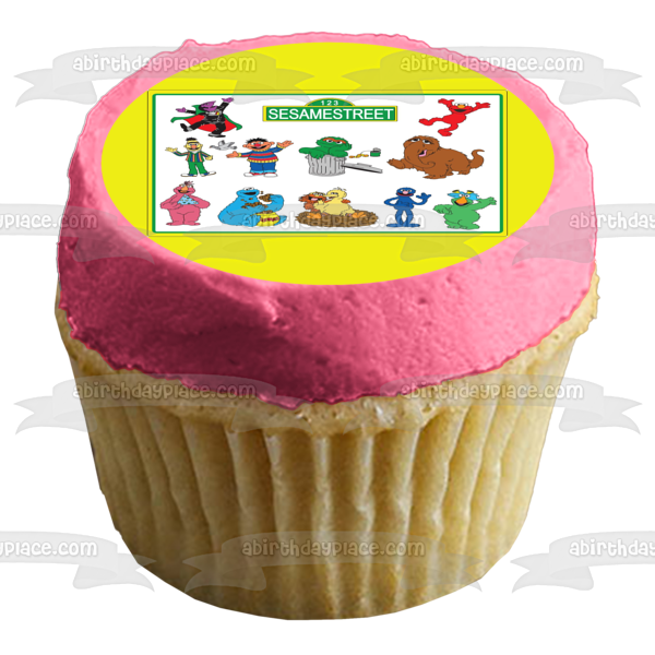 Sesame Street Images Personalizable Edible Cake Topper Image ABPID52261 Discount