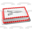 Mitsubishi Logo Car Company Silver Edible Cake Topper Image ABPID52193 For Cheap