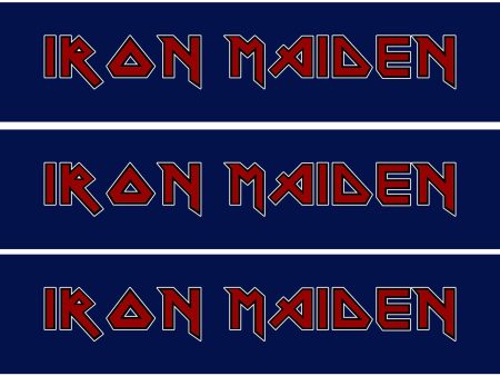 Iron Maiden Strips Metal Music 70s 80s Hardcore London Uk Music Birthday Edible Cake Topper Image Strips ABPID52226 Online