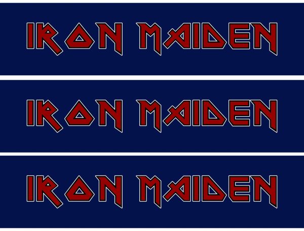 Iron Maiden Strips Metal Music 70s 80s Hardcore London Uk Music Birthday Edible Cake Topper Image Strips ABPID52226 Online