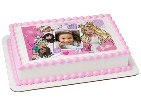 Barbie™ Be You Edible Cake Topper Image Frame Online now