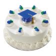 Blue Grad Cap with Tassels Layon For Cheap