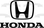 Honda Logo Car Company Black Edible Cake Topper Image ABPID52192 Sale