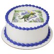 Rawrsome Birthday Dino Edible Cake Topper Image For Cheap