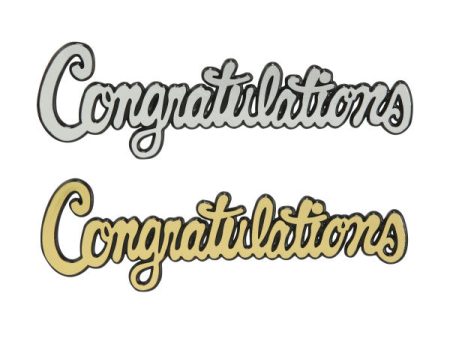 Congratulations Script Assortment Layon Online Sale