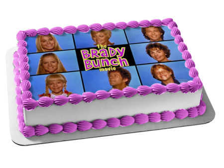 The Brady Bunch Movie Cindy Marcia Jan Carol Mike Peter Bobby Greg Edible Cake Topper Image ABPID52253 Discount