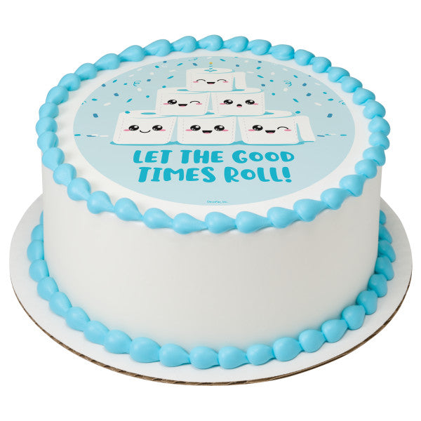 Let the Good Times Roll Edible Cake Topper Image Fashion