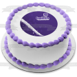 Twitch White Swoosh Logo Video Streaming Service Edible Cake Topper Image ABPID52250 For Discount