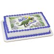 Rawrsome Birthday Dino Edible Cake Topper Image For Cheap