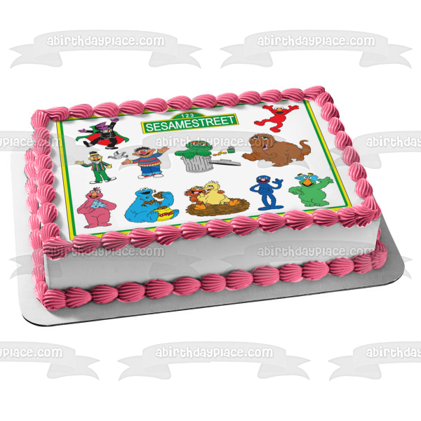 Sesame Street Images Personalizable Edible Cake Topper Image ABPID52261 Discount