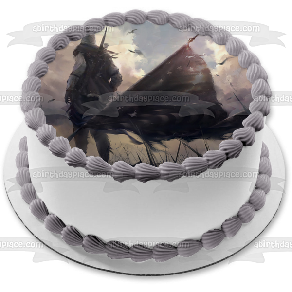 Assassins Creed Revelations Ezio Auditore Da Firenze Edible Cake Topper Image ABPID52178 For Cheap