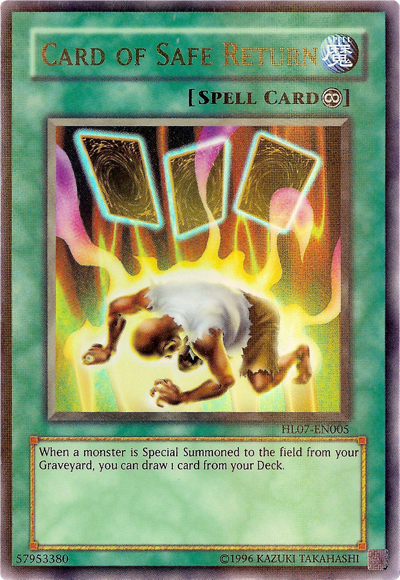 Card of Safe Return [HL07-EN005] Ultra Rare Online Sale