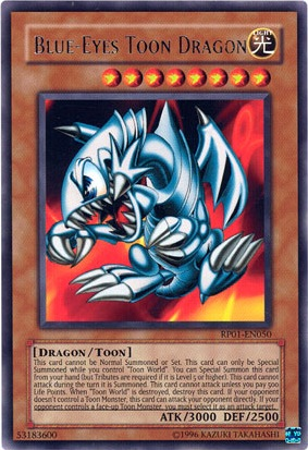 Blue-Eyes Toon Dragon [RP01-EN050] Rare on Sale