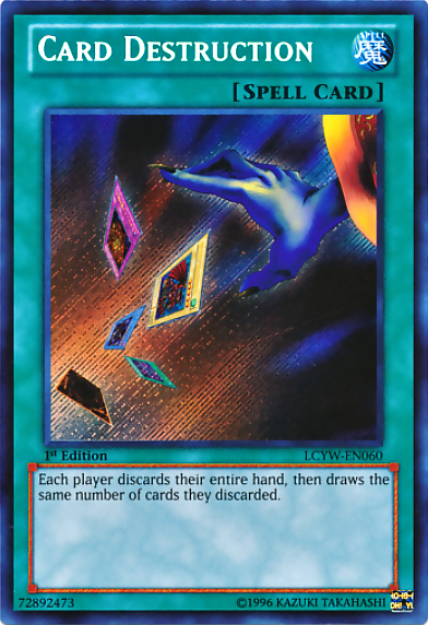 Card Destruction [LCYW-EN060] Secret Rare on Sale