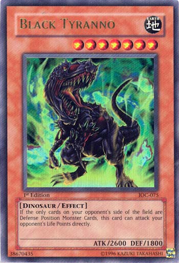 Black Tyranno [IOC-075] Ultra Rare Hot on Sale