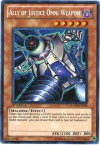 Ally of Justice Omni-Weapon [HA03-EN050] Secret Rare For Sale