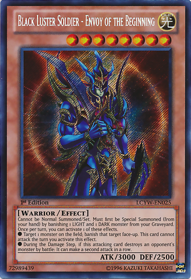 Black Luster Soldier - Envoy of the Beginning [LCYW-EN025] Secret Rare Sale