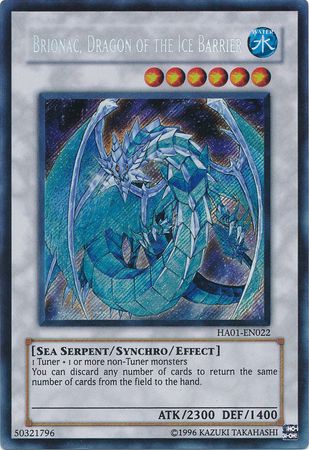 Brionac, Dragon of the Ice Barrier [HA01-EN022] Secret Rare For Discount