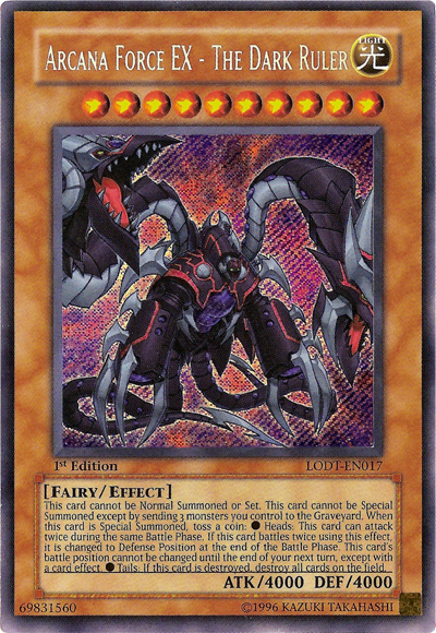 Arcana Force EX - The Dark Ruler [LODT-EN017] Secret Rare Fashion