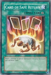 Card of Safe Return [RP02-EN037] Common For Cheap